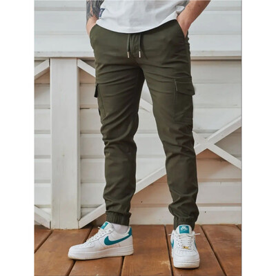 Pantaloni cargo noi pentru bărbați, jogger militar, până la gleznă, pantaloni tactici harem, pantaloni pentru bărbați, cu buzunare laterale, pantaloni de schi