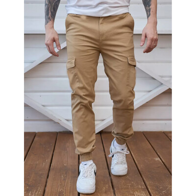 Pantaloni cargo noi pentru bărbați, jogger militar, până la gleznă, pantaloni tactici harem, pantaloni pentru bărbați, cu buzunare laterale, pantaloni de schi