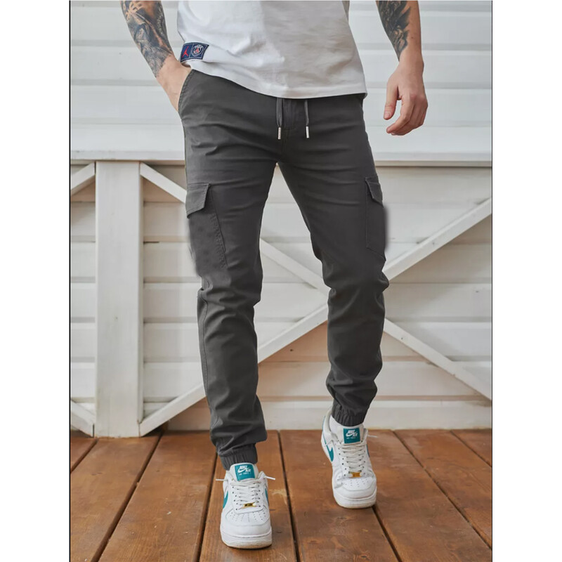 Pantaloni cargo noi pentru bărbați, jogger militar, până la gleznă, pantaloni tactici harem, pantaloni pentru bărbați, cu buzunare laterale, pantaloni de schi