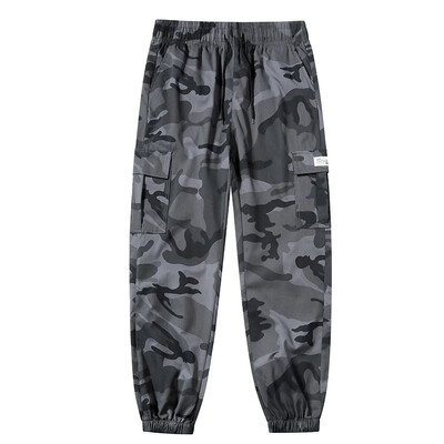 Suures suuruses 7XL kamuflaažipüksid Meeste kevad-sügispliiats Harem Pant meeste mugavad püksid Camo Joggers mitu taskut