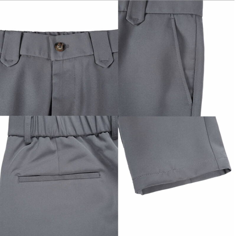 Muškarci, jednobojne odijelne hlače s elastičnim strukom, visokokvalitetne poslovne, ležerne, uske uredske hlače za društvene zabave, muška odjeća