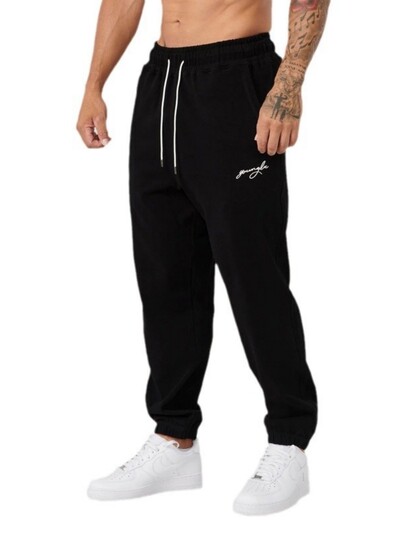 YOUNGLA muške trenirke Hlače u američkom stilu sportske ležerne hlače za teretanu, trčanje, bodybuilding trening hlače