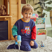 Jumping Meters Νέα άφιξη Αυτοκίνητα Απλικέ Φθινόπωρο Χειμώνας Σετ ρούχων για αγόρια Βαμβακερά μακρυμάνικα Παιδικά ρούχα Καυτές πωλήσεις