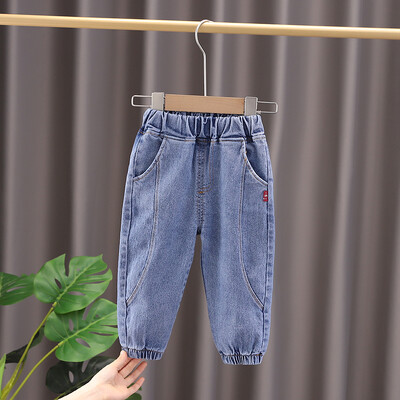 New Hot Baby Fiúk Lányok Farmernadrágok Gyermeknadrágok Fiúk Lányok Farmerek Fiúk Alkalmi nadrágok Rajzfilm Farmer Gyerekek 1 2 3 4 ÉV