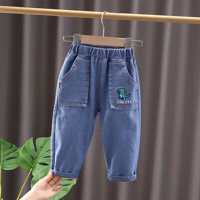New Hot Baby Boys Girls Jeans Hlače Dječje Hlače Boys Girls Jeans Boys Casual Pants Cartoon Jeans Kids 1 2 3 4 YEARS