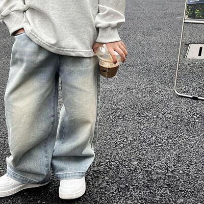 New Kids Baby Boys Retro Jeans Παιδικό τζιν παντελόνι μόδας Άνοιξη φθινόπωρο Κορεατικά Casual Kids Baby Boys Jeans