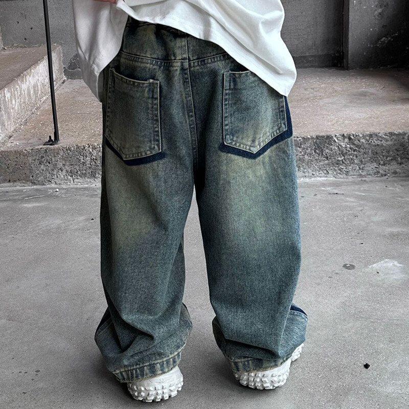 New Kids Baby Boys Retro Jeans Παιδικό τζιν παντελόνι μόδας Άνοιξη φθινόπωρο Κορεατικά Casual Kids Baby Boys Jeans