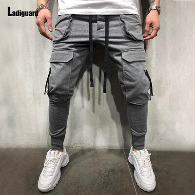 Ladiguard 2023 Ευρωπαϊκού Μόδας Ανδρικά τζιν παντελόνια χιπ χοπ σέξι ελαστική μέση Ανδρικά ρούχα δρόμου