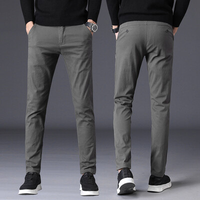 Vīriešu 2023. gada bikses, vīriešu garās bikses, ielas apģērbs, šaurs lietišķs ikdienišķs, moderns, taisns 38 liels izmērs, pilnā garumā