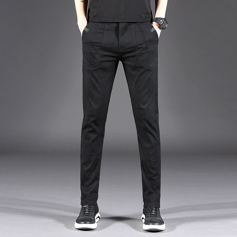 Vīriešu 2023. gada bikses, vīriešu garās bikses, ielas apģērbs, šaurs lietišķs ikdienišķs, moderns, taisns 38 liels izmērs, pilnā garumā