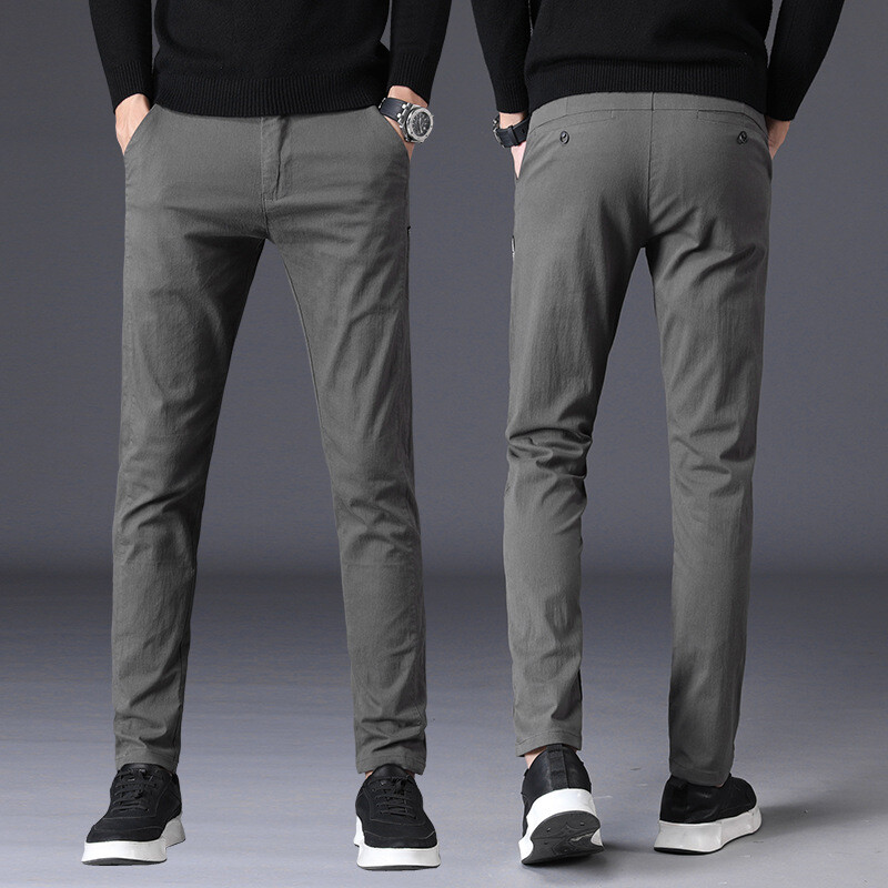 Vīriešu 2023. gada bikses, vīriešu garās bikses, ielas apģērbs, šaurs lietišķs ikdienišķs, moderns, taisns 38 liels izmērs, pilnā garumā