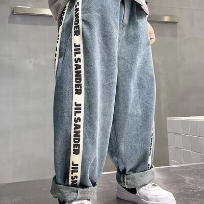 Big Boy Teksad Lastele Püksid Poiste Püksid Lasteriided 5-12a Poisi Lapsed Kottis suveriided Teismeliste Uued Teksad