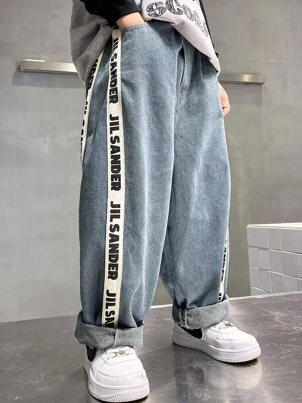 Big Boy Teksad Lastele Püksid Poiste Püksid Lasteriided 5-12a Poisi Lapsed Kottis suveriided Teismeliste Uued Teksad