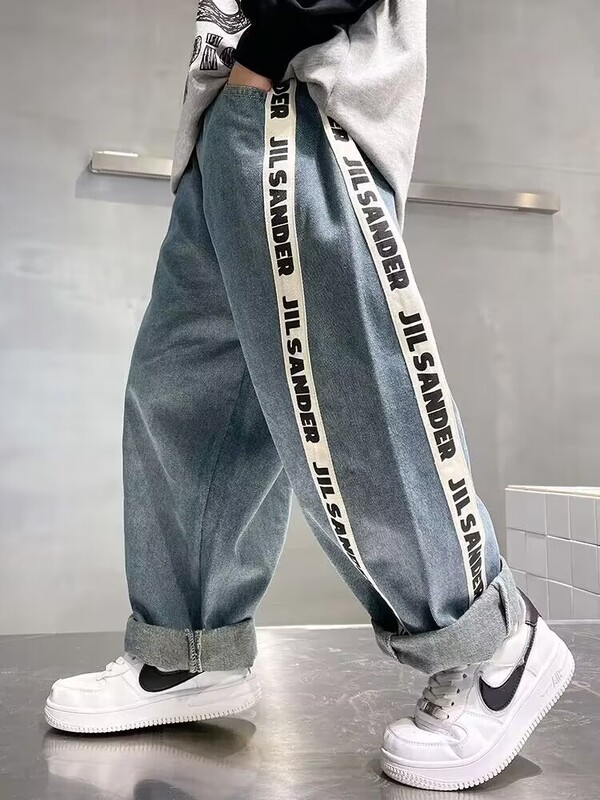 Big Boy Teksad Lastele Püksid Poiste Püksid Lasteriided 5-12a Poisi Lapsed Kottis suveriided Teismeliste Uued Teksad