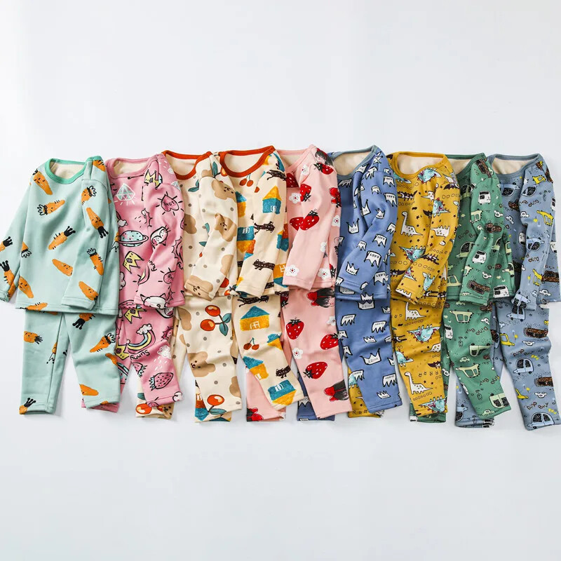 Dječje toplo odijelo Podebljani zimski kaput s podstavom od flisa Jesenska odjeća za bebe dječake djevojčice Ženska dječja topla odjeća