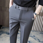 2024. Modne poslovne golf ležerne hlače Muške pelf hlače s ravnim nogavicama Modne muške ležerne hlače