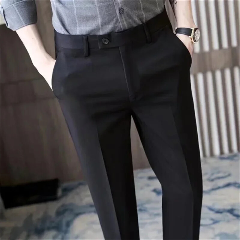 2024. Modne poslovne golf ležerne hlače Muške pelf hlače s ravnim nogavicama Modne muške ležerne hlače