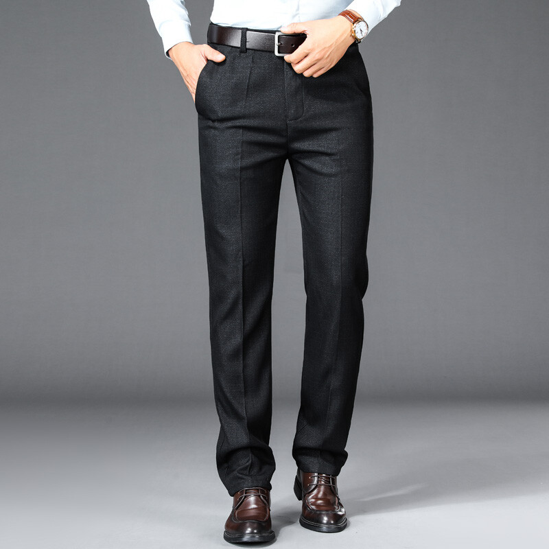 Ανδρικά φθινοπωρινά μασίφ τσέπες με κουμπιά με φερμουάρ casual κοστούμι εργασίας Επίσημο παντελόνι Παντελόνι σε στυλ αγγλικής μόδας