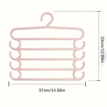 1 бр. Поставка за панталони към многопластова закачалка Многофункционална поставка за съхранение на панталони, дрехи, домашни дрехи