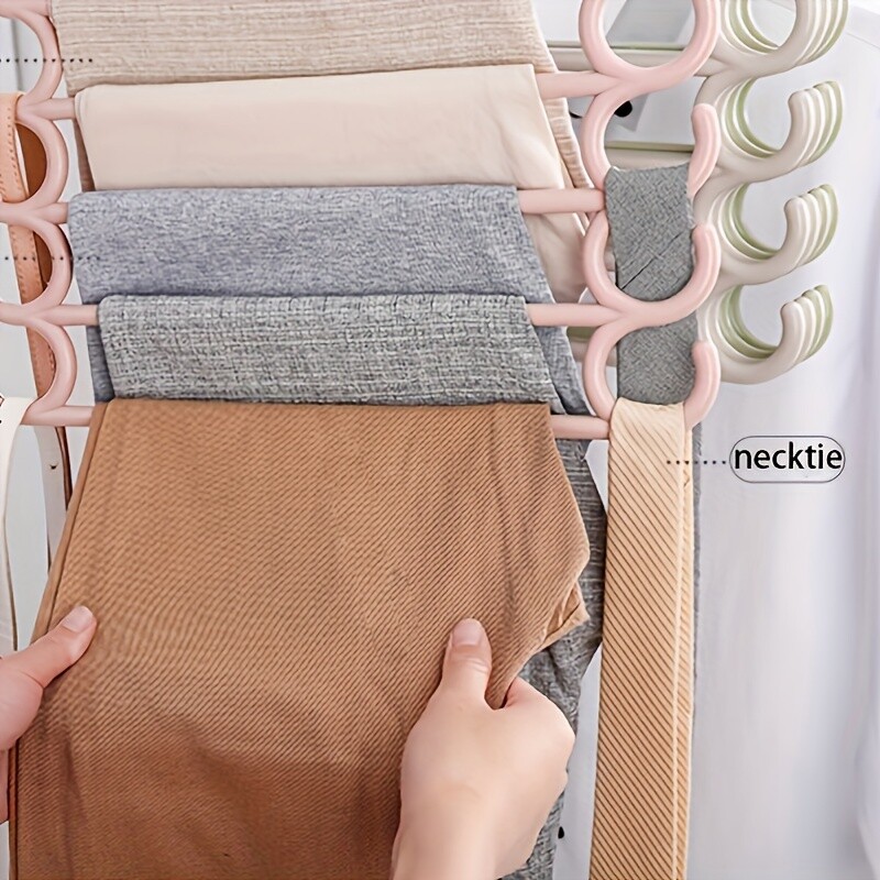 1 τεμ. Σχάρα παντελονιού σε κρεμάστρα πολλαπλών στρώσεων Πολυλειτουργική σχάρα αποθήκευσης παντελονιών ρούχα οικιακής χρήσης