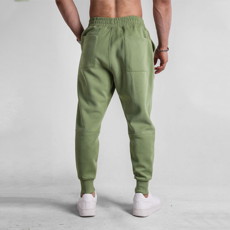 Pantaloni drepți de jogging de toamnă pentru bărbați, pantaloni de sport pentru jogging, din lână de miel, pantaloni de iarnă, calduri, ocazionali, pentru bărbați, pantaloni solidi cu șnur