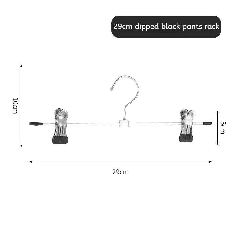 5 τμχ Μεταλλική αντιανεμική κρεμάστρα για ρούχα οικιακού παντελονιού Παλτό Αντιολισθητικές κρεμάστρες στεγνώματος με ρυθμιζόμενα κλιπ Ντουλάπες Ράφια αποθήκευσης
