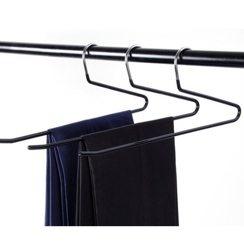 Hlače otporne na klizanje 2 komada Metalne bešavne donje rublje Ručnik Šal Torba Vješalice za kravate Ormar Vješalice za hlače Stalak za pohranu