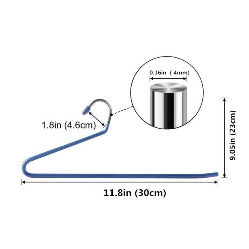 Hlače otporne na klizanje 2 komada Metalne bešavne donje rublje Ručnik Šal Torba Vješalice za kravate Ormar Vješalice za hlače Stalak za pohranu