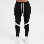 Ανδρικά Joggers Casual Παντελόνια Fitness Ανδρικά Αθλητικά Ενδύματα Αθλητισμός κάτω παντελόνι Skinny Φούτερ Παντελόνι Μαύρο Γυμναστήριο Jogger Track Παντελόνι