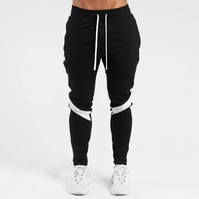 Ανδρικά Joggers Casual Παντελόνια Fitness Ανδρικά Αθλητικά Ενδύματα Αθλητισμός κάτω παντελόνι Skinny Φούτερ Παντελόνι Μαύρο Γυμναστήριο Jogger Track Παντελόνι