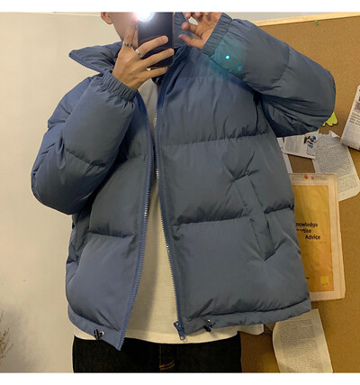 LAPPSTER Talvine Harajuku Lühike Puffer Jope Meeste Lühikesed Parkad Vabaaja Kpop Bubble Jakid Meeste Tänavarõivad Korea moemantlid
