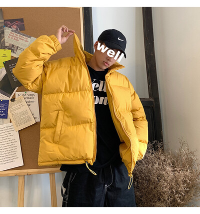 LAPPSTER Talvine Harajuku Lühike Puffer Jope Meeste Lühikesed Parkad Vabaaja Kpop Bubble Jakid Meeste Tänavarõivad Korea moemantlid
