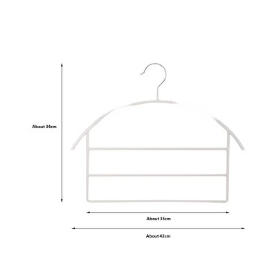 Fasola ράφι ρούχων για οικιακή χρήση Οργανωτή ντουλάπας δύο χρήσεων για ρούχα παντελόνια Ράφι αποθήκευσης πολλαπλών στρώσεων