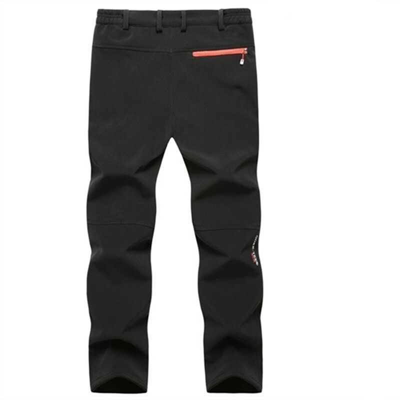 Vīriešu āra ūdensnecaurlaidīgas pārgājienu bikses Kempings Kāpšana Makšķerēšana Slēpošana Pārgājieni Softshell flīsa siltās bikses 3 krāsu