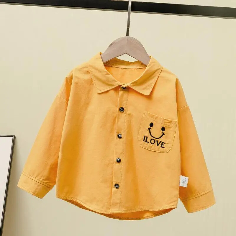 ildren's ανοιξιάτικο κοστούμι, ildren's Fashionable Smiling Face, ildren's Spring Clothing, Baby Casual Σετ δύο τεμαχίων, Trendy