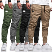 Primăvară și toamnă Pantaloni de sport casual pentru bărbați Pantaloni de sport pentru bărbați Pantaloni de sport pentru bărbați Jogger Cargo Pantaloni creion Pantaloni de trening cu buzunare multiple