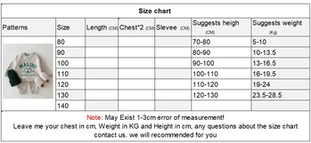 Κορεατικά Βρεφικά Σετ Βαμβακερά Παιδικά Αγόρια Κοριτσίστικα Ρούχα Ανοιξιάτικα Φθινόπωρο Φαρδιά Φόρμες Πουλόβερ Μπλούζες+Παντελόνι 2 ΤΕΜ Casual outfits