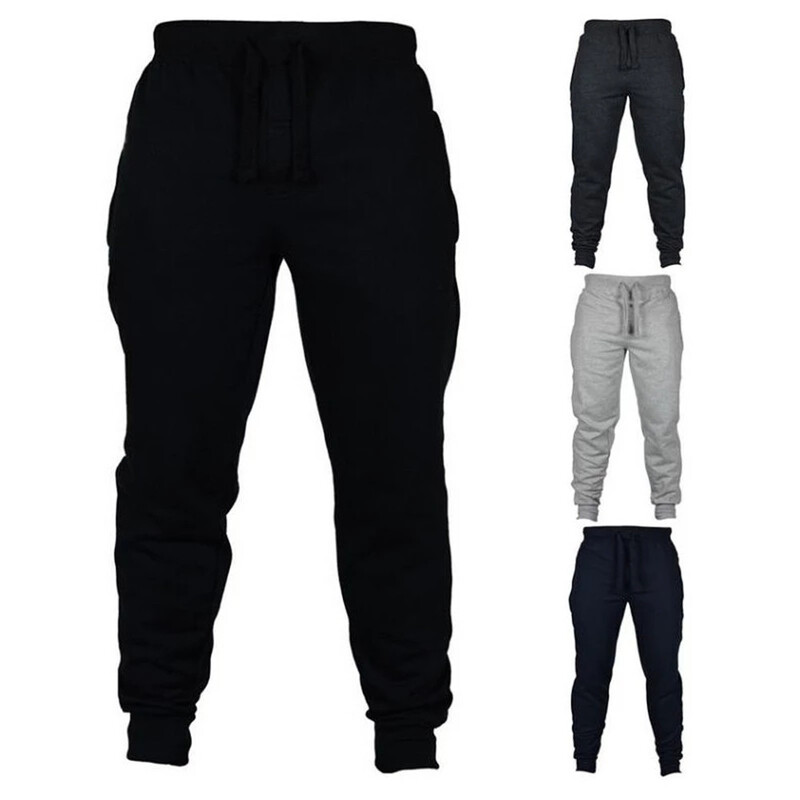 2024 Ανδρικά Joggers Casual Παντελόνια Fitness Ανδρικά Αθλητικά Ενδύματα αθλητικά κάτω παντελόνια Skinny Sweatpants Παντελόνια Μαύρο Γυμναστήρια Jogger Track Παντελόνι