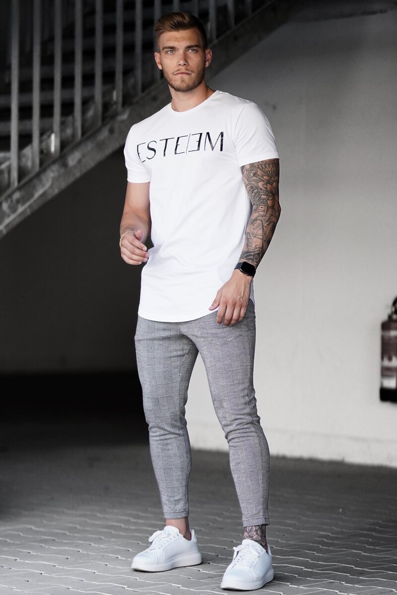 Καρό Casual Muscle Brothers Καμουφλάζ Αθλητικό Παντελόνι Ανδρικό Γυμναστήριο Προπόνηση για τρέξιμο σε εξωτερικό χώρο Παντελόνι Slim Fit