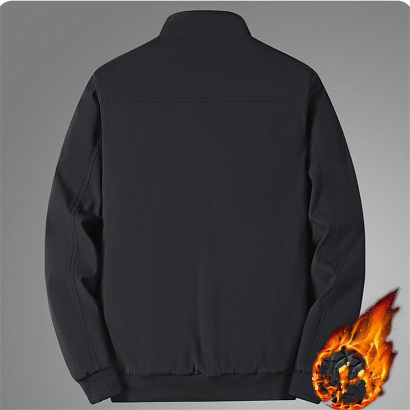 Χοντρό μπουφάν Winter Fleece Ανδρικό Ζεστό Γκρι Ανεμοδράστη Γούνινο γιακά Παλτό Plus Μέγεθος Υψηλής ποιότητας Επώνυμη μόδα Winter Lamb Wool Parka