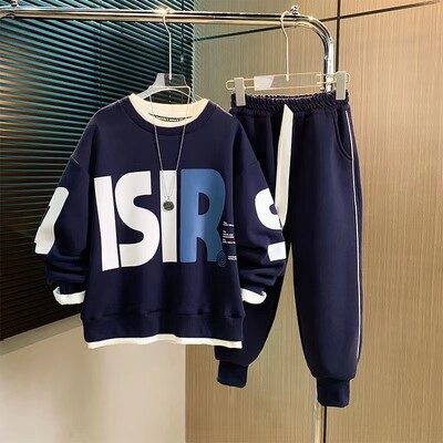 Seturi de îmbrăcăminte pentru bebeluș băiat fetiță Pulover pentru copii Hanorace + pantaloni sport din bumbac 2 buc Haine pentru copii Costum nou băiat 2024