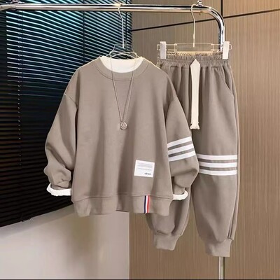 Seturi de îmbrăcăminte pentru bebeluș băiat fetiță Pulover pentru copii Hanorace + pantaloni sport din bumbac 2 buc Haine pentru copii Costum nou băiat 2024