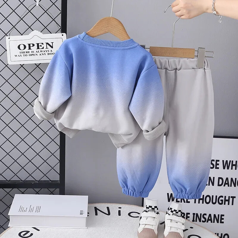 Kompleti odjeće za dječake Dječja majica s crtićima + hlače 2 komada Odijelo Trenirka za malu djecu 2024. Proljeće Jesen Odjeća za djecu od 1 do 4 godine