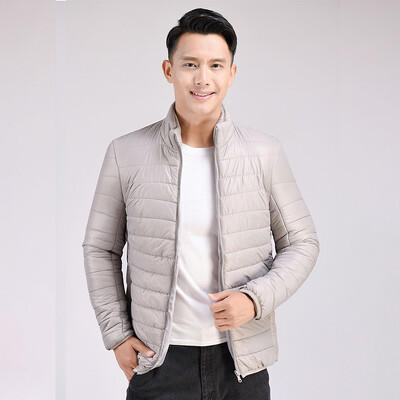 Χειμερινό νέο ανδρικό ελαφρύ βαμβακερό παλτό ανδρικό παλτό όρθιο γιακά βαμβακερό παλτό ανδρικό μασίφ παλτό