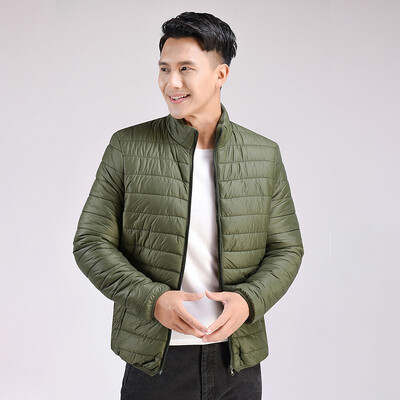 Χειμερινό νέο ανδρικό ελαφρύ βαμβακερό παλτό ανδρικό παλτό όρθιο γιακά βαμβακερό παλτό ανδρικό μασίφ παλτό