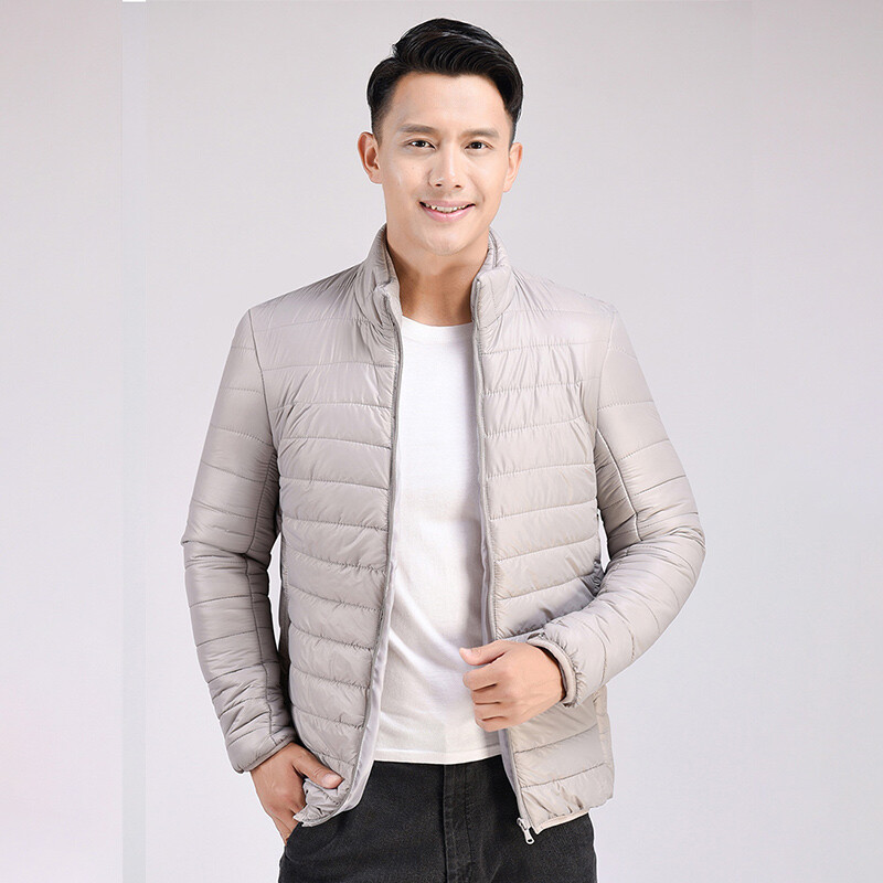 Χειμερινό νέο ανδρικό ελαφρύ βαμβακερό παλτό ανδρικό παλτό όρθιο γιακά βαμβακερό παλτό ανδρικό μασίφ παλτό