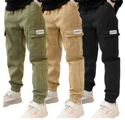 Boys Cargo Püksid Kevad Sügis Paksud Poiste Püksid Vabaaja lapsed Spordipüksid Teismeliste Laste Riided 5-12 aastastele Lasteriided