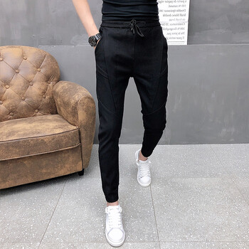 Pantalones Hombre Корейски луксозни дрехи Карго панталони Мъжки висококачествени пролетни есенни нови тесни панталони за джогинг Мъжки панталони Работно облекло