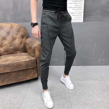 Pantalones Hombre Корейски луксозни дрехи Карго панталони Мъжки висококачествени пролетни есенни нови тесни панталони за джогинг Мъжки панталони Работно облекло