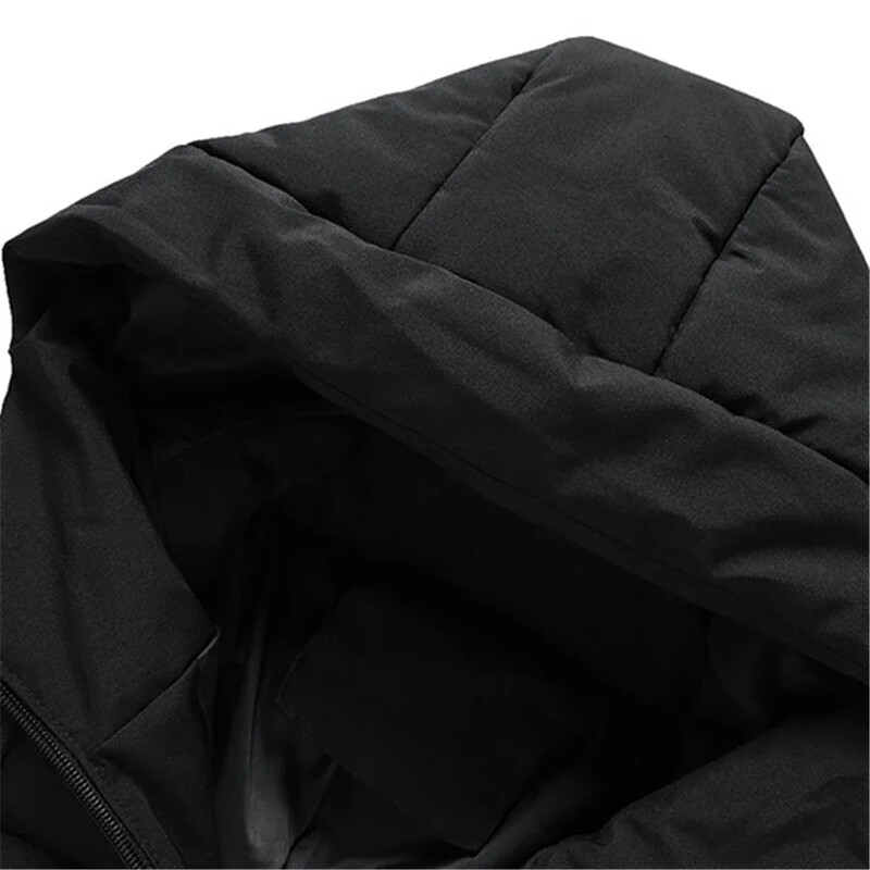 Χειμερινό ανδρικό μπουφάν Φθινόπωρο Ζεστή μόδα Παχύ βαμβακερό μπουφάν με κουκούλα Casual παλτό Ανδρικά αντιανεμικά μονόχρωμα ρούχα